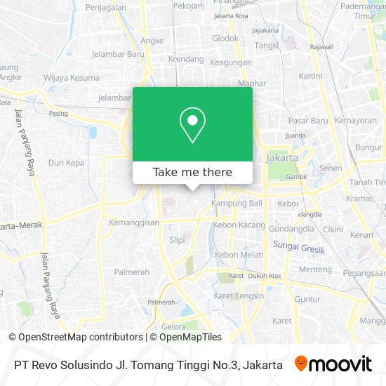 PT Revo Solusindo Jl. Tomang Tinggi No.3 map