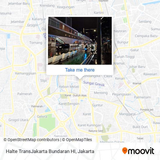 Halte TransJakarta Bundaran HI map