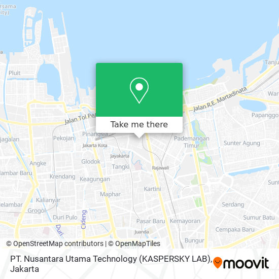 PT. Nusantara Utama Technology (KASPERSKY LAB) map