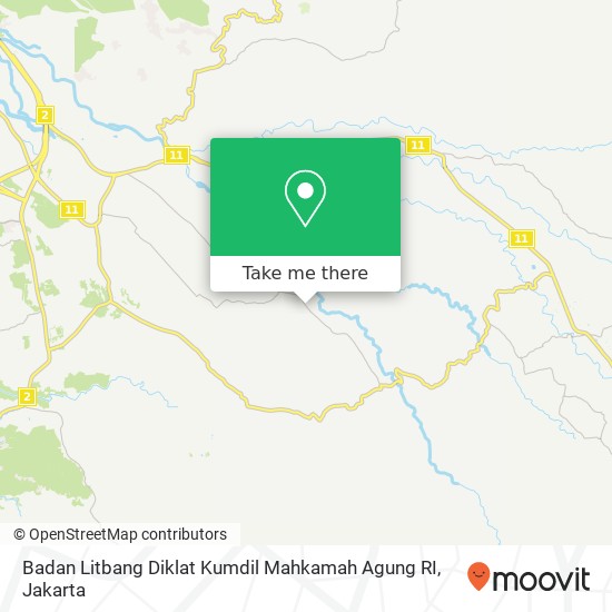 Badan Litbang Diklat Kumdil Mahkamah Agung RI map