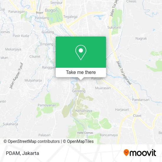 PDAM map