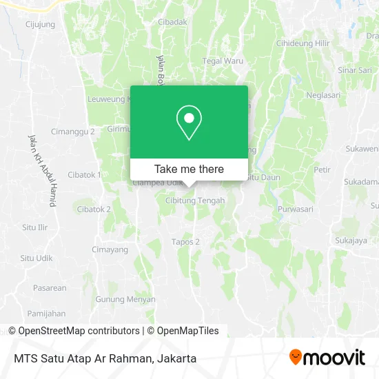 MTS Satu Atap Ar Rahman map