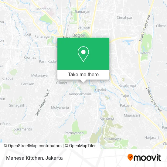 Mahesa Kitchen map