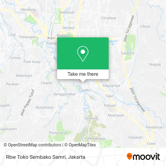 Rbw Toko Sembako Samri map