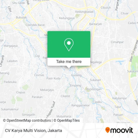 CV Karya Multi Vision map