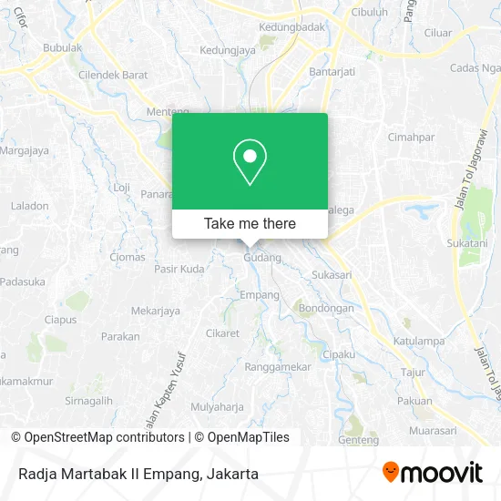 Radja Martabak II Empang map