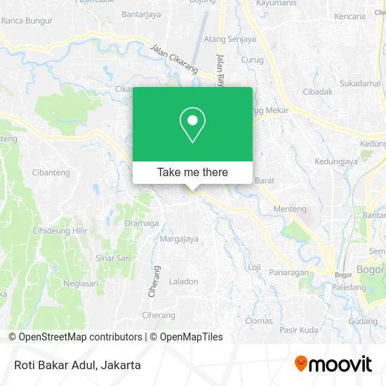 Roti Bakar Adul map