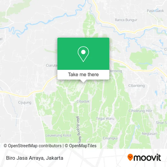 Biro Jasa Arraya map