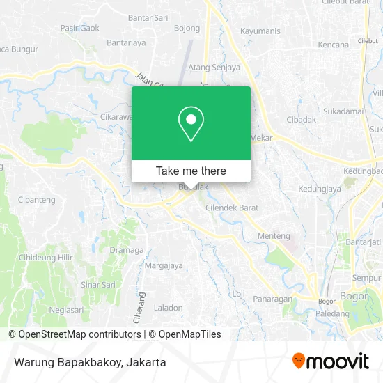 Warung Bapakbakoy map