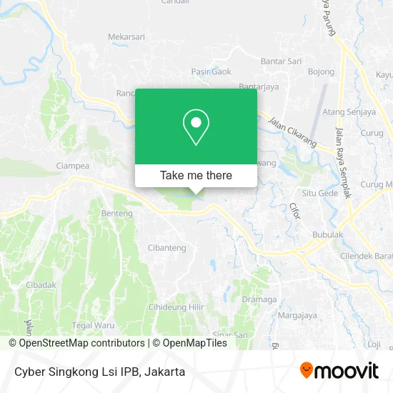 Cyber Singkong Lsi IPB map