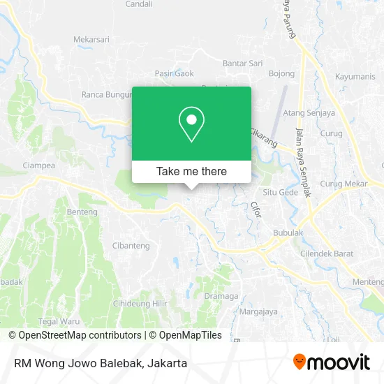 RM Wong Jowo Balebak map