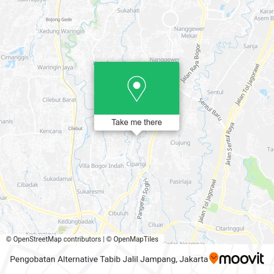 Pengobatan Alternative Tabib Jalil Jampang map