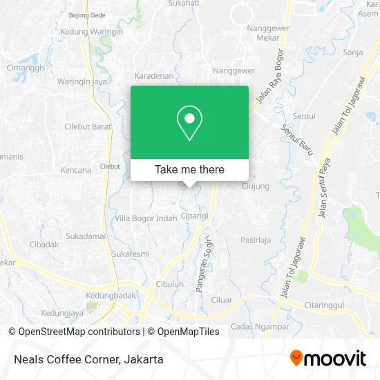 Neals Coffee Corner map