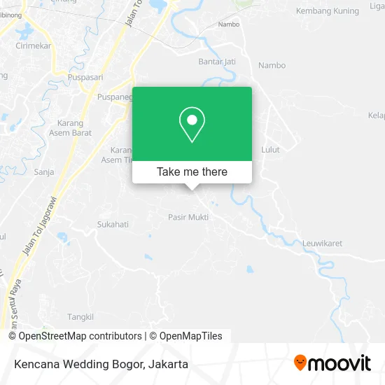 Kencana Wedding Bogor map