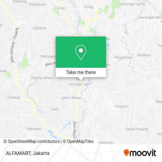 ALFAMART map