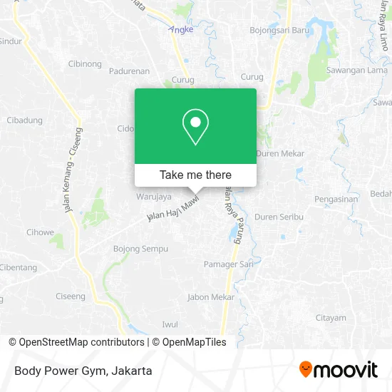 Body Power Gym map