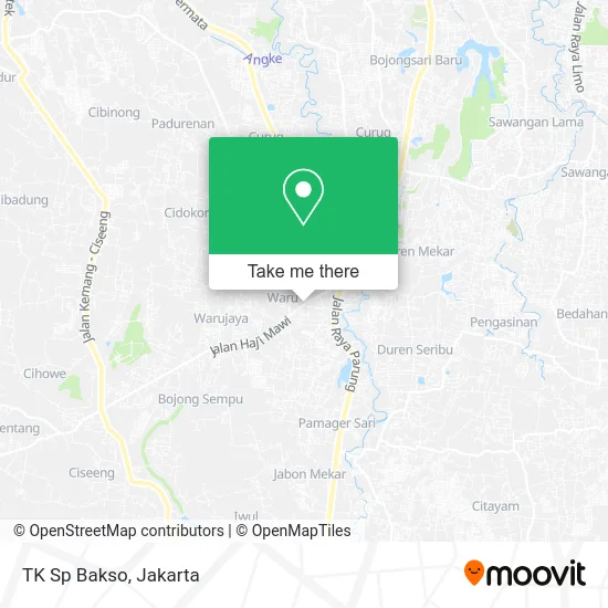 TK Sp Bakso map