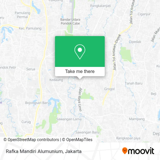Rafka Mandiri Alumunium map