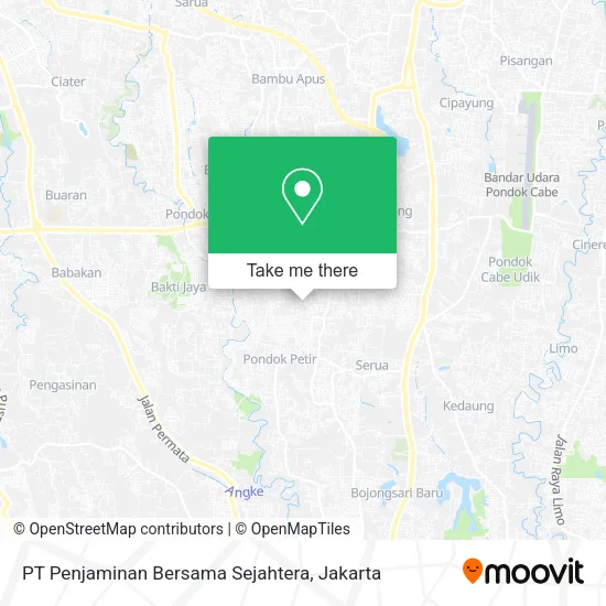 PT Penjaminan Bersama Sejahtera map