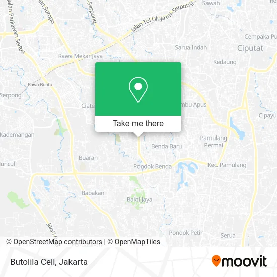 Butolila Cell map
