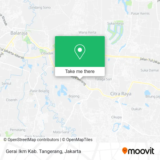 Gerai Ikm Kab. Tangerang map