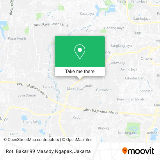 Roti Bakar 99 Masedy Ngapak map