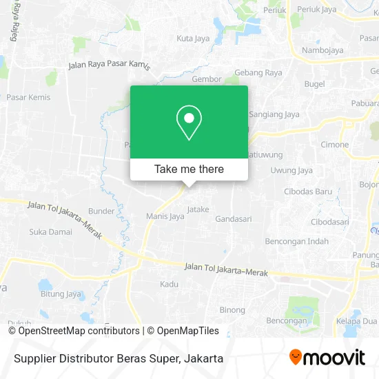 Supplier Distributor Beras Super map
