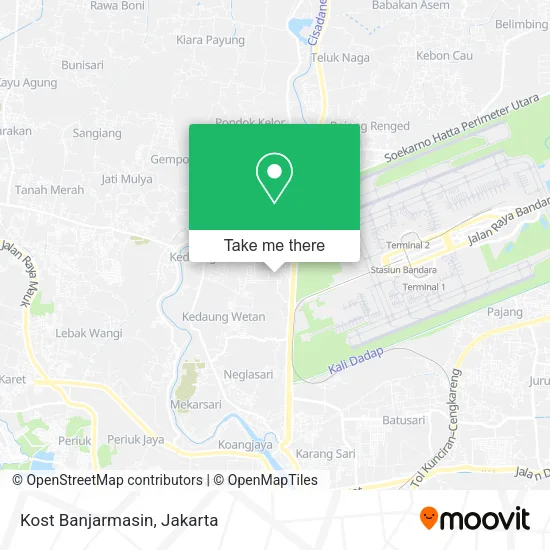 Kost Banjarmasin map