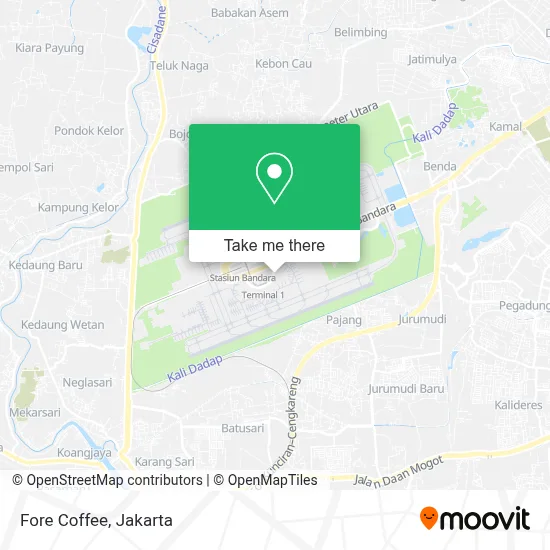 Fore Coffee map