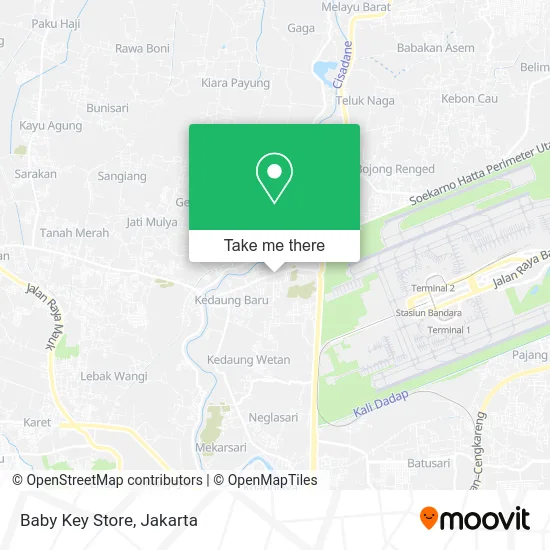 Baby Key Store map