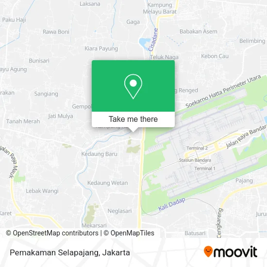 Pemakaman Selapajang map