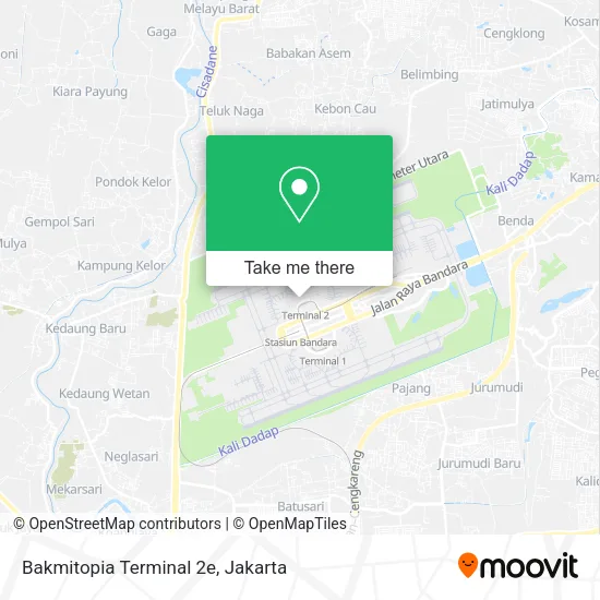 Bakmitopia Terminal 2e map