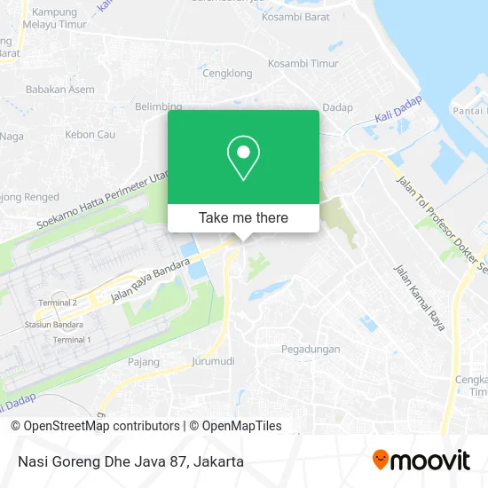 Nasi Goreng Dhe Java 87 map