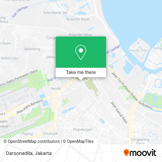 Darsonadila map