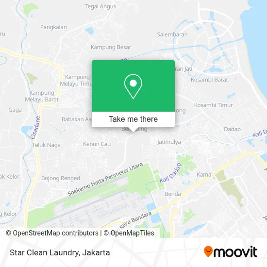 Star Clean Laundry map
