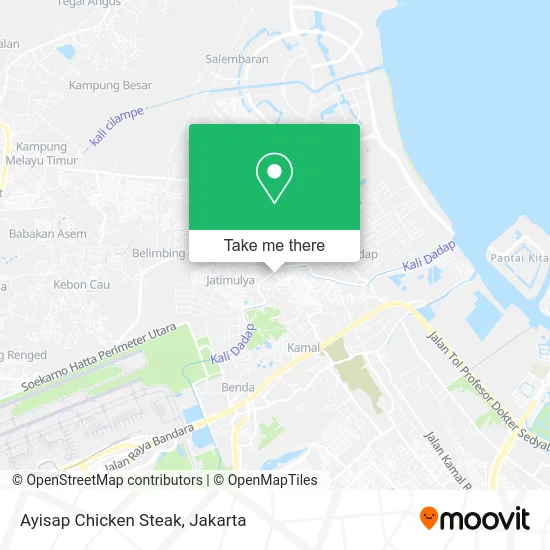 Ayisap Chicken Steak map