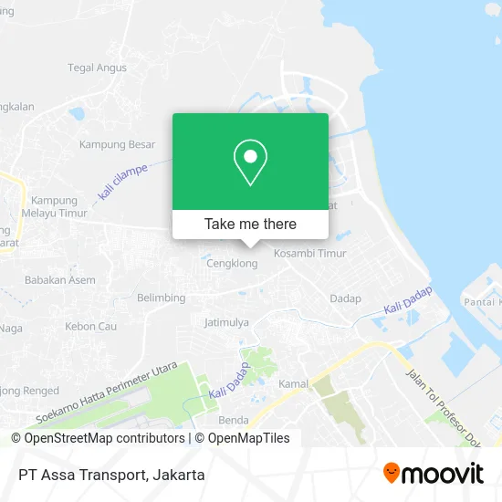 PT Assa Transport map