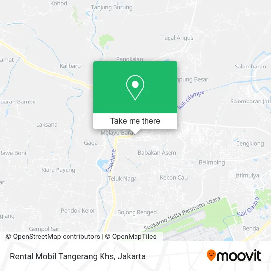Rental Mobil Tangerang Khs map