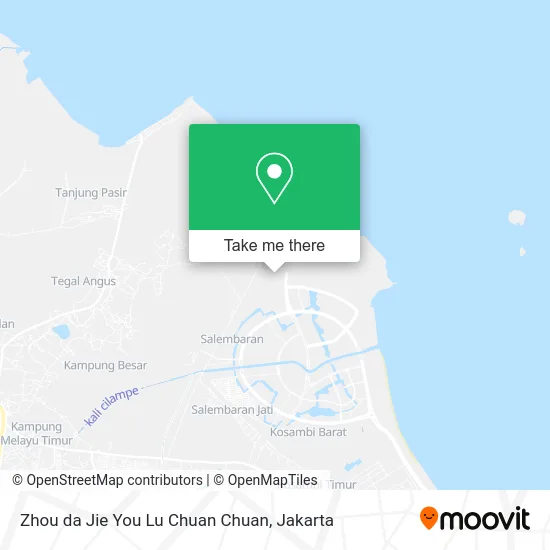 Zhou da Jie You Lu Chuan Chuan map