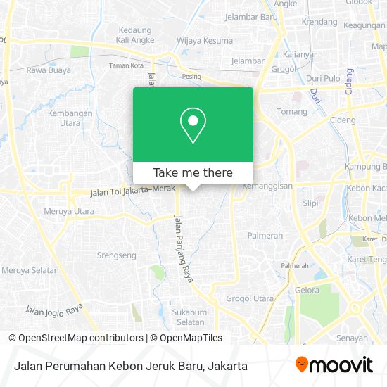 Jalan Perumahan Kebon Jeruk Baru map