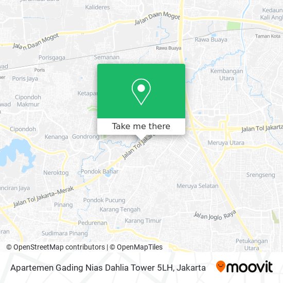 Apartemen Gading Nias Dahlia Tower 5LH map