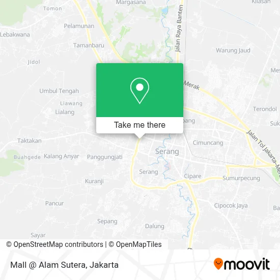 Mall @ Alam Sutera map