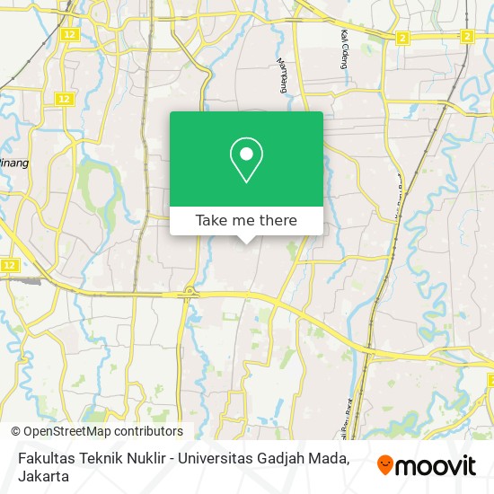 Fakultas Teknik Nuklir - Universitas Gadjah Mada map