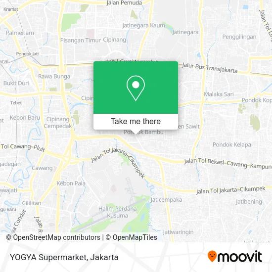 YOGYA Supermarket map