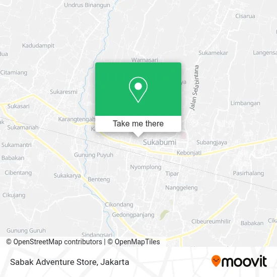 Sabak Adventure Store map