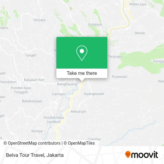 Belva Tour Travel map