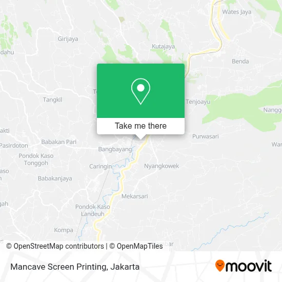 Mancave Screen Printing map
