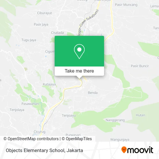 Objects Elementary School map