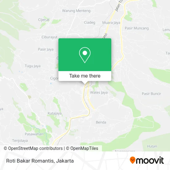 Roti Bakar Romantis map