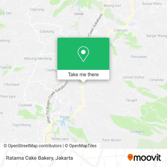 Ratama Cake Bakery map
